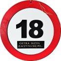 Znak urodzinowy 36cm 18-nastka REPETA-18NASTKI Znak urodzinowy 36cm 18-nastka REPETA-18NASTKI