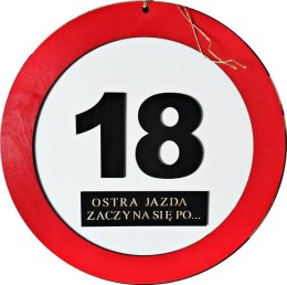 Znak urodzinowy 36cm 18-nastka REPETA-18NASTKI