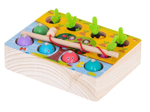 Gra drewniana montessori łowienie rybek marchewki robaczki Kik sp. z o.o. sp. k. Gra drewniana montessori łowienie rybek marchewki robaczki Kik sp. z o.o. sp. k.