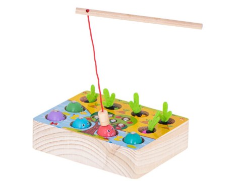 Gra drewniana montessori łowienie rybek marchewki robaczki Kik sp. z o.o. sp. k. Gra drewniana montessori łowienie rybek marchewki robaczki Kik sp. z o.o. sp. k.
