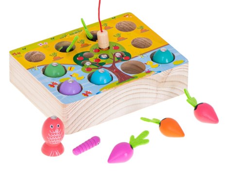 Gra drewniana montessori łowienie rybek marchewki robaczki Kik sp. z o.o. sp. k. Gra drewniana montessori łowienie rybek marchewki robaczki Kik sp. z o.o. sp. k.