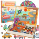 Książeczka magnetyczna układanka puzzle z magnesem środki transportu Kik sp. z o.o. sp. k. Książeczka magnetyczna układanka puzzle z magnesem środki transportu Kik sp. z o.o. sp. k.