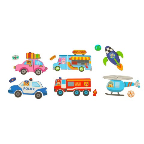 Książeczka magnetyczna układanka puzzle z magnesem środki transportu Kik sp. z o.o. sp. k. Książeczka magnetyczna układanka puzzle z magnesem środki transportu Kik sp. z o.o. sp. k.