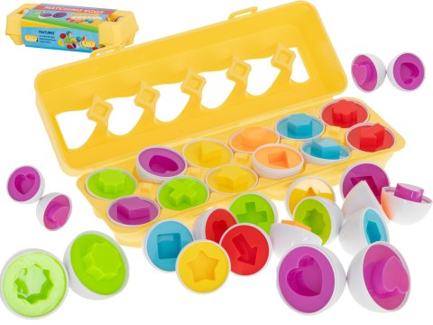 Układanka edukacyjna sorter dopasuj kształty jajka 12 sztuk Kik sp. z o.o. sp. k. Układanka edukacyjna sorter dopasuj kształty jajka 12 sztuk Kik sp. z o.o. sp. k.