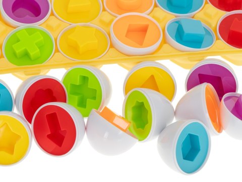 Układanka edukacyjna sorter dopasuj kształty jajka 12 sztuk Kik sp. z o.o. sp. k. Układanka edukacyjna sorter dopasuj kształty jajka 12 sztuk Kik sp. z o.o. sp. k.