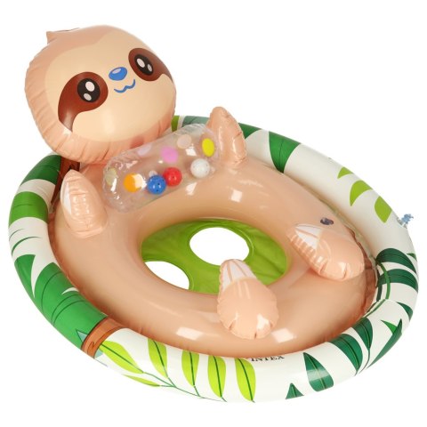 INTEX 59570 Kółko do pływania dla niemowląt koło pontonik dla dzieci dmuchany z siedziskiem leniwiec max 23kg 3-4lata Kik sp. z o.o. sp. k.