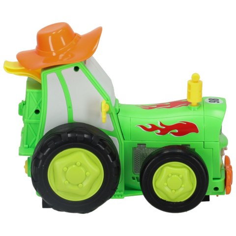 Traktor ciągnik zdalnie sterowany na pilota RC skaczący tańczący dźwięk zielony Kik sp. z o.o. sp. k. Traktor ciągnik zdalnie sterowany na pilota RC skaczący tańczący dźwięk zielony Kik sp. z o.o. sp. k.