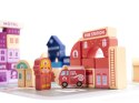 Klocki drewniane edukacyjne miasto puzzle 100el. Kik sp. z o.o. sp. k.
