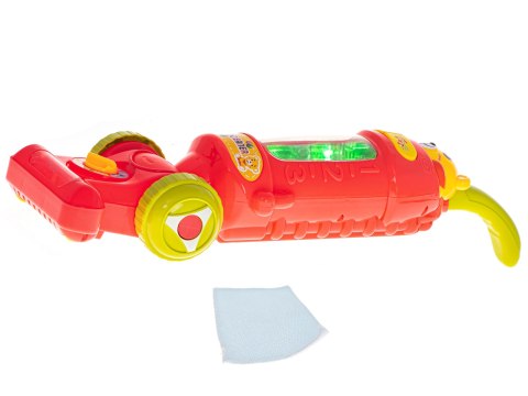 Odkurzacz dla dzieci pionowy interaktywny z dźwiękiem malinowy 46cm Kik sp. z o.o. sp. k. Odkurzacz dla dzieci pionowy interaktywny z dźwiękiem malinowy 46cm Kik sp. z o.o. sp. k.