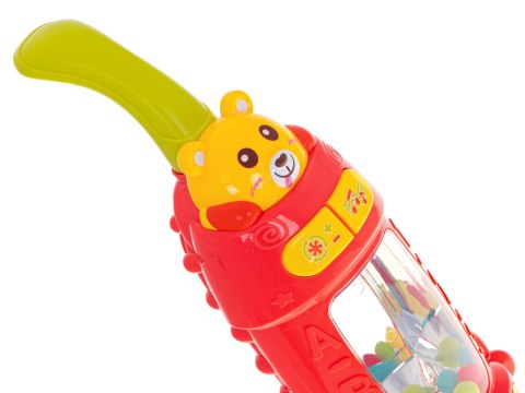 Odkurzacz dla dzieci pionowy interaktywny z dźwiękiem malinowy 46cm Kik sp. z o.o. sp. k. Odkurzacz dla dzieci pionowy interaktywny z dźwiękiem malinowy 46cm Kik sp. z o.o. sp. k.