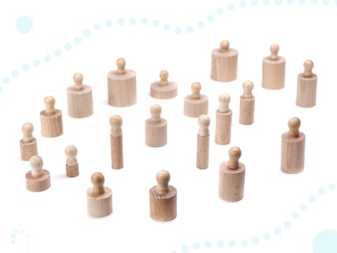 Odważniki cylindry drewniane sorter montessori Kik sp. z o.o. sp. k. Odważniki cylindry drewniane sorter montessori Kik sp. z o.o. sp. k.