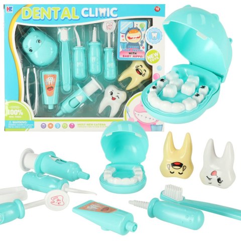 Dentysta zestaw lekarski hipopotam niebieski Kik sp. z o.o. sp. k. Dentysta zestaw lekarski hipopotam niebieski Kik sp. z o.o. sp. k.