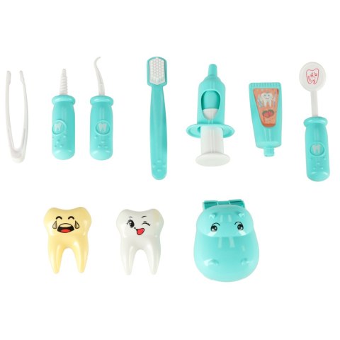 Dentysta zestaw lekarski hipopotam niebieski Kik sp. z o.o. sp. k. Dentysta zestaw lekarski hipopotam niebieski Kik sp. z o.o. sp. k.