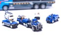 Transporter ciężarówka TIR wyrzutnia + metalowe auta policja Kik sp. z o.o. sp. k. Transporter ciężarówka TIR wyrzutnia + metalowe auta policja Kik sp. z o.o. sp. k.