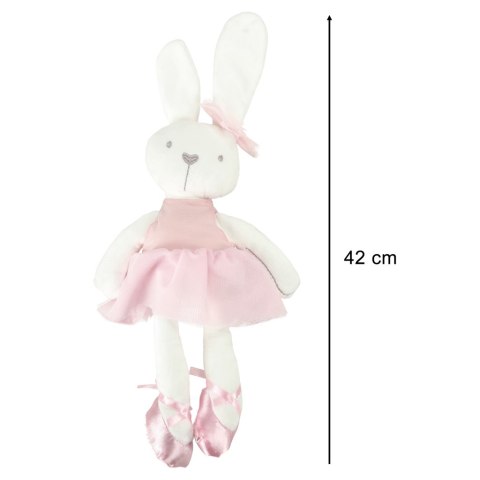 Maskotka pluszowa królik w różowej sukience 42cm Kik sp. z o.o. sp. k. Maskotka pluszowa królik w różowej sukience 42cm Kik sp. z o.o. sp. k.