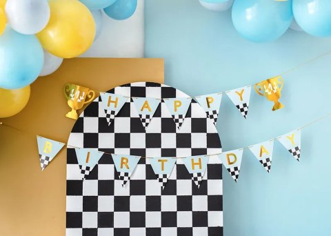 Baner Happy Birthday Puchary 2,5m Partydeco Spółka z Ograniczoną Odpowiedzialnością Baner Happy Birthday Puchary 2,5m Partydeco Spółka z Ograniczoną Odpowiedzialnością