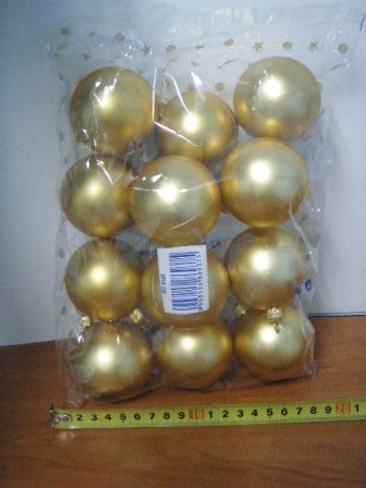 Bombki 12szt. 60mm mat JUSTYŚ Bombki 12szt. 60mm mat JUSTYŚ