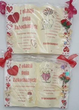 Książka wypukła A5 Z okazji Dnia Zakochanych Szramka - obrazki na desce