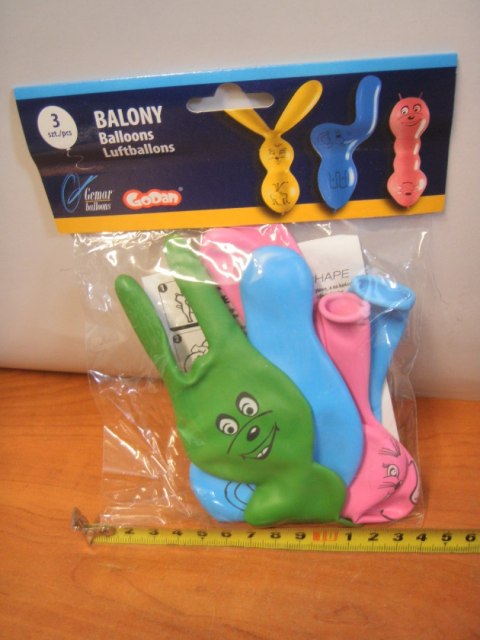 Balony Premium figury 3szt. GODAN Balony Premium figury 3szt. GODAN