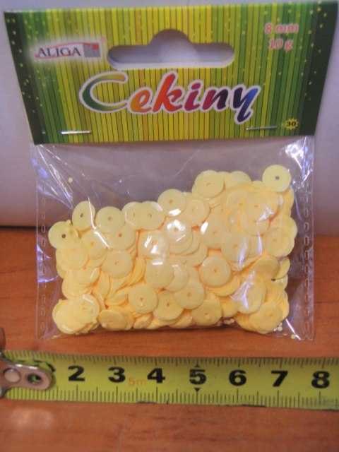 Cekiny 12szt. pastelowe RÓŻOWE 8mm 10g | WMT-112 ALIGA Cekiny 12szt. pastelowe RÓŻOWE 8mm 10g | WMT-112 ALIGA