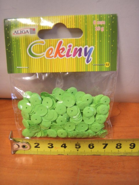 Cekiny 12szt. pastelowe RÓŻOWE 8mm 10g | WMT-112 ALIGA Cekiny 12szt. pastelowe RÓŻOWE 8mm 10g | WMT-112 ALIGA