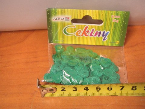 Cekiny 12szt. pastelowe RÓŻOWE 8mm 10g | WMT-112 ALIGA Cekiny 12szt. pastelowe RÓŻOWE 8mm 10g | WMT-112 ALIGA