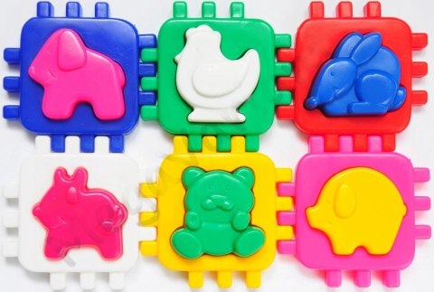 Puzzle edukacyjne wafle W-20 MROWIEC-zabawki Puzzle edukacyjne wafle W-20 MROWIEC-zabawki