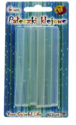 Klej do pistoletu 6szt. 7x100mm bezbarwny | JB07-BZ ALIGA