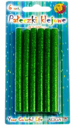 Klej do pistoletu 6szt. 7x100mm zielony | JB07-ZI ALIGA