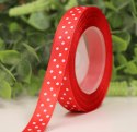 Wstążka kropki 12mm | 2662 WK-POL pasmanteria Wstążka kropki 12mm | 2662 WK-POL pasmanteria