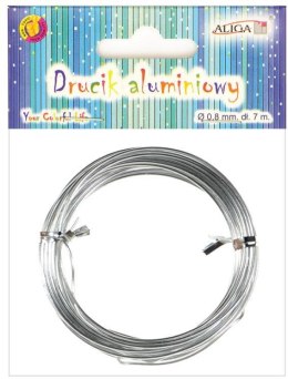 Drucik aluminiowy fi-0,8mm dł-7m | DA-0807 ALIGA