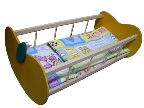 Kołyska dla lalek jabłuszko 64707 DREW-LAP Kołyska dla lalek jabłuszko 64707 DREW-LAP