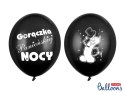 Balony 6szt fi-30 GORĄCZKA PANIEŃSKIEJ NOCY Partydeco - art.na imprezy