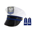 Czapka POLICJANTA + PAGONY GODAN Czapka POLICJANTA + PAGONY GODAN
