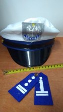 Czapka POLICJANTA + PAGONY GODAN Czapka POLICJANTA + PAGONY GODAN