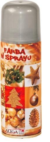 Farba w sprayu 250ml SREBRNA | FS-100 ALIGA
