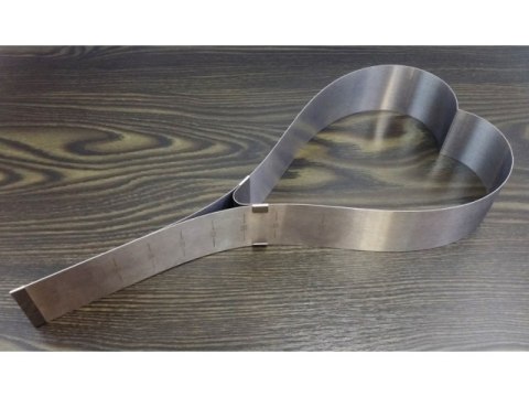 Forma regulowana do ciasta tort serce 16-30 cm MB11785 RHEANA Forma regulowana do ciasta tort serce 16-30 cm MB11785 RHEANA