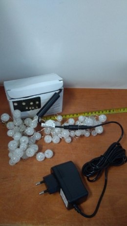 Lampki na druciku 80led KULKI św. zimne CERAMIC STUDIO-TOPGIFTS
