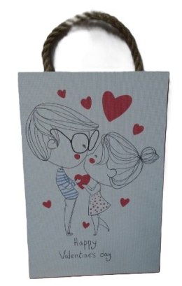Obraz tabliczka do zawieszenia 20x30cm WALENTYNKA | W77 RUMIN-obrazy