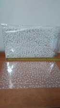 Worek celofan 25szt. 25x35cm BIAŁE KWIATY POLSY-worki foliowe