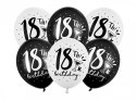 Balony 6szt. 30cm ''18'' | SB14P-246-000-6 Partydeco - art.na imprezy Balony 6szt. 30cm ''18'' | SB14P-246-000-6 Partydeco - art.na imprezy