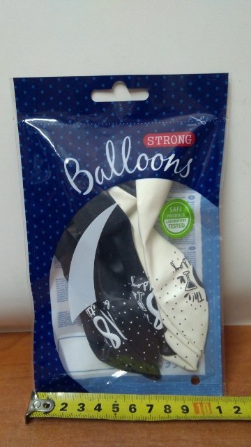 Balony 6szt. 30cm ''18'' | SB14P-246-000-6 Partydeco - art.na imprezy Balony 6szt. 30cm ''18'' | SB14P-246-000-6 Partydeco - art.na imprezy