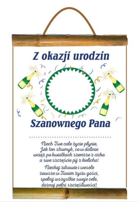 Dyplom URODZINY Szanownego Pana do wpisania AARON-humor Dyplom URODZINY Szanownego Pana do wpisania AARON-humor