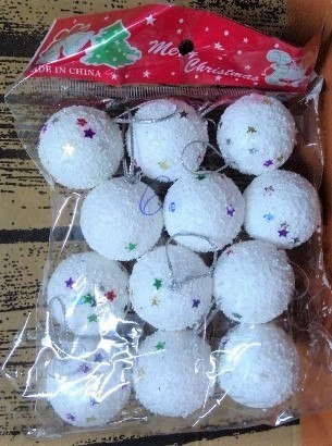 Bombki 12szt. BIAŁE w worku RAPID-QUATRO2 Bombki 12szt. BIAŁE w worku RAPID-QUATRO2