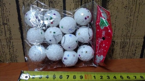 Bombki 12szt. BIAŁE w worku RAPID-QUATRO2 Bombki 12szt. BIAŁE w worku RAPID-QUATRO2