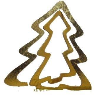 Choinka drewniana 30cm zawieszka 3D EM&EM Choinka drewniana 30cm zawieszka 3D EM&EM