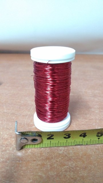 Drut gładki na szpuli 70g CZERWONY FLOWER-druty Drut gładki na szpuli 70g CZERWONY FLOWER-druty