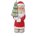 Figurka ceramiczna Mikołaj z choinką 28cm MIM ART ANGELS Figurka ceramiczna Mikołaj z choinką 28cm MIM ART ANGELS