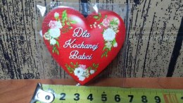 Magnes SERCE BABCIA, 6,5 x 6,5 EXPO