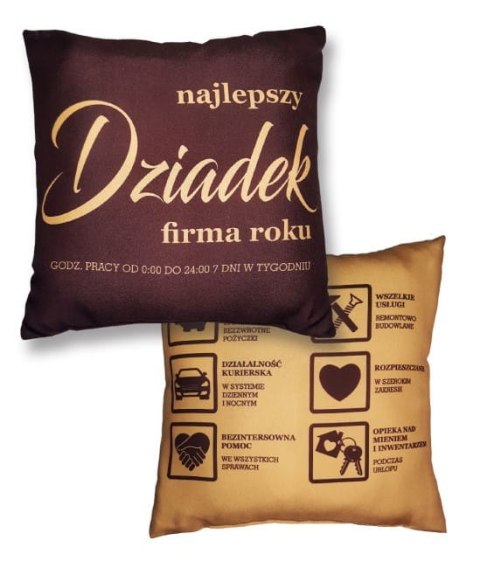 Poduszka kolorowa 35x35 DZIADEK S190 AARON-humor Poduszka kolorowa 35x35 DZIADEK S190 AARON-humor